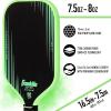 image:imageFranklin Sports Pro Pickleball Paddles  Signature Carbon Series T700 Carbon Fiber Surface  USA Pickleball USAPA Tournament Approved  13mm Polypropylene Core  PinkElongated  Green