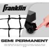 image:imageFranklin Sports Skinny Singles 11 Foot Pickleball Net  Portable Outdoor Pickleball Net for Practice  Carry Bag for Driveway Backyard  More  Durable Aluminum Construction