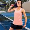 image:imageFranklin Sports Womens Womens Rose Gold Lattice Back Tank Top  Relaxed FitRose Gold