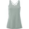 image:imageFranklin Sports Womens Womens Aloe Lattice Back Tank Top  Relaxed FitAloe