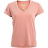 image:imageFranklin Sports Womens Womens Rose Gold Cross Back VNeck TShirt  Relaxed FitRose Gold