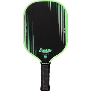 image:imageFranklin Sports Pro Pickleball Paddles  Signature Carbon Series T700 Carbon Fiber Surface  USA Pickleball USAPA Tournament Approved  13mm Polypropylene Core  PinkTraditional  Green