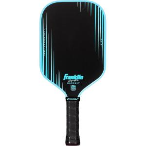 image:imageFranklin Sports Pro Pickleball Paddles  Signature Carbon Series T700 Carbon Fiber Surface  USA Pickleball USAPA Tournament Approved  13mm Polypropylene Core  PinkElongated  Blue