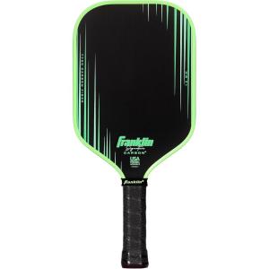image:imageFranklin Sports Pro Pickleball Paddles  Signature Carbon Series T700 Carbon Fiber Surface  USA Pickleball USAPA Tournament Approved  13mm Polypropylene Core  PinkElongated  Green