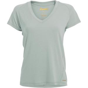 image:imageFranklin Sports Womens Womens Aloe Cross Back VNeck TShirt  Relaxed FitAloe