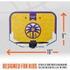 image:imageFranklin Sports WNBA Team Mini Over the Door Basketball Hoops  WNBA Fan Shop Mini Hoops for Bedroom  OfficeLos Angeles Sparks