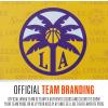 image:imageFranklin Sports WNBA Team Mini Over the Door Basketball Hoops  WNBA Fan Shop Mini Hoops for Bedroom  OfficeLos Angeles Sparks