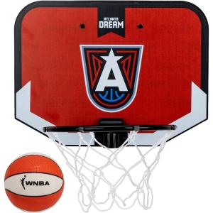 image:imageFranklin Sports WNBA Team Mini Over the Door Basketball Hoops  WNBA Fan Shop Mini Hoops for Bedroom  OfficeAtlanta Dream