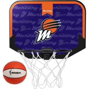 image:imageFranklin Sports WNBA Team Mini Over the Door Basketball Hoops  WNBA Fan Shop Mini Hoops for Bedroom  OfficePhoenix Mercury