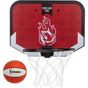 image:imageFranklin Sports WNBA Team Mini Over the Door Basketball Hoops  WNBA Fan Shop Mini Hoops for Bedroom  OfficePortland Fire