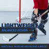 image:imageFranklin Sports Street Hockey Sticks  Ambush Junior Street Hockey Stick  Wood and Fiberglass Shaft  ABS Blade  One Piece Stick  46 52 58Multi  Ambush