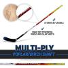 image:imageFranklin Sports Street Hockey Sticks  Ambush Junior Street Hockey Stick  Wood and Fiberglass Shaft  ABS Blade  One Piece Stick  46 52 58Multi  Ambush