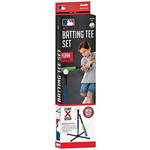 image:imageFranklin Sports MLB 30 Pro Style Plastic Bat amp Ball  Assorted Colors
