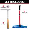 image:imageFranklin Sports MLB AdjustAHit TBall Set BlueRed 518 Years Includes Tee Ball amp Bat