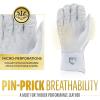 image:imageFranklin Sports USA Softball Batting Gloves  Infinite Powerstrap Womens Fastpitch  Softball Batting Gloves  Durable Full Wrap Cage Practice Gloves  Reinforced WristWhiteChrome