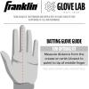image:imageFranklin Sports USA Softball Batting Gloves  Infinite Powerstrap Womens Fastpitch  Softball Batting Gloves  Durable Full Wrap Cage Practice Gloves  Reinforced WristWhiteChrome