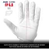 image:imageFranklin Sports USA Softball Womens Batting Gloves Fastpitch  Slowpitch Girls Gloves  Adult  Youth PairsWhiteChrome