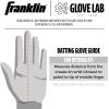 image:imageFranklin Sports USA Softball Womens Batting Gloves Fastpitch  Slowpitch Girls Gloves  Adult  Youth PairsWhiteChrome