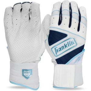 image:imageFranklin Sports USA Softball Batting Gloves  Infinite Powerstrap Womens Fastpitch  Softball Batting Gloves  Durable Full Wrap Cage Practice Gloves  Reinforced WristPearl