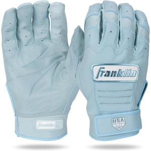 image:imageFranklin Sports USA Softball Womens Batting Gloves Fastpitch  Slowpitch Girls Gloves  Adult  Youth PairsCarolina Blue