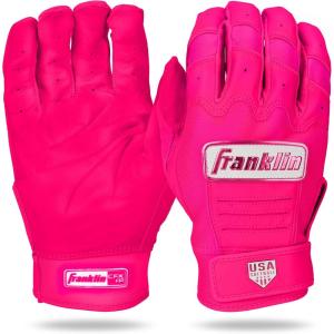 image:imageFranklin Sports USA Softball Womens Batting Gloves Fastpitch  Slowpitch Girls Gloves  Adult  Youth PairsPink