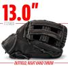 image:imageFranklin Sports CTZ5000 Baseball Gloves  Adult  Youth Fielding Gloves  Catchers Mitts  Multiple Styles  ColorsBlack Chrome