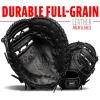 image:imageFranklin Sports CTZ5000 Baseball Gloves  Adult  Youth Fielding Gloves  Catchers Mitts  Multiple Styles  ColorsBlack Chrome