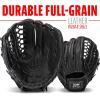 image:imageFranklin Sports CTZ5000 Baseball Gloves  Adult  Youth Fielding Gloves  Catchers Mitts  Multiple Styles  ColorsBlack Chrome