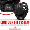 image:imageFranklin Sports CTZ5000 Baseball Gloves  Adult  Youth Fielding Gloves  Catchers Mitts  Multiple Styles  ColorsBlack Chrome