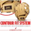 image:imageFranklin Sports CTZ5000 Baseball Gloves  Adult  Youth Fielding Gloves  Catchers Mitts  Multiple Styles  ColorsCamelBrown