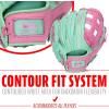 image:imageFranklin Sports CTZ5000 Baseball Gloves  Adult  Youth Fielding Gloves  Catchers Mitts  Multiple Styles  ColorsMintPink