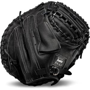image:imageFranklin Sports CTZ5000 Baseball Gloves  Adult  Youth Fielding Gloves  Catchers Mitts  Multiple Styles  ColorsBlack Chrome
