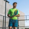 image:imageFranklin Sports Padel Racket  Endeavor  Fiberglass Padel Racket with Foam Core  365g  Premium Performance  BlueYellow