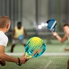 image:imageFranklin Sports Padel Racket  Endeavor  Fiberglass Padel Racket with Foam Core  365g  Premium Performance  BlueYellow