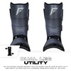 image:imageFranklin Sports Baseball  Softball Leg Guard PRT DST Series Adult Shin  Foot Shield for Batting  Protective Leg  Ankle Guard with Toe Plate  BlackGrey  One Size  Adult