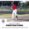 image:imageFranklin Sports Baseball  Softball Leg Guard PRT DST Series Adult Shin  Foot Shield for Batting  Protective Leg  Ankle Guard with Toe Plate  BlackGrey  One Size  Adult