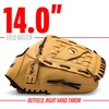 image:imageFranklin Sports Field Master Baseball Softball Glove  Adult Youth Baseball Softball Mitt  Mens  Womens Gloves  Right Hand Throw  14  Camel Brown Pack of 6