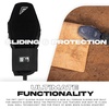image:imageFranklin Sports MLB Baseball  Softball Sliding Glove  PRT DST Adult Protective Baserunning Sliding Glove  Left  Right Hand  Hand  Wrist Protector for Running  Black  Grey  One Size  Youth