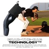 image:imageFranklin Sports MLB Baseball  Softball Sliding Glove  PRT DST Adult Protective Baserunning Sliding Glove  Left  Right Hand  Hand  Wrist Protector for Running  Black  Grey  One Size  Youth