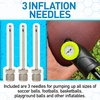 image:imageFranklin Sports Ball Pump  Pressure Gauge with Needle  Perfect Pump Hand Pump for Sports Balls  Air Inflation Pump for Soccer Basketballs  More BlackOne Size