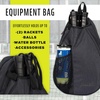 image:imageFranklin Sports Padel Bag  Mens  Womens Paddle Tennis Padel Sling Bag Backpack  Adjustable Size Equipment Bag for Padel  Paddle TennisGray