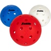 image:imageFranklin Sports X40 Outdoor Pickleballs  Official Ball of USA Pickleball APP Tour  US Open  Regulation SizeRedWhiteBlue
