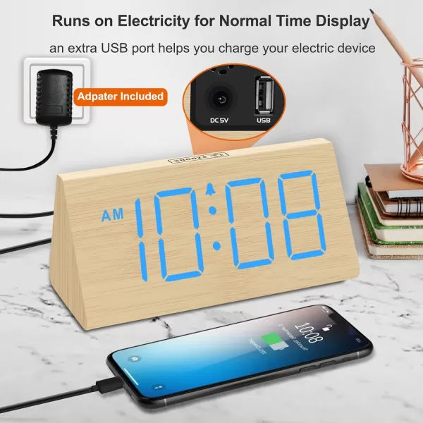 imageDreamSky Digital Alarm Clock for Bedroom