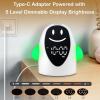 imageDreamSky Alarm Clock for Kids Sleep Training Clock for Toddlers Stay in Bed OK to Wake for Children Boys and Girls with Bedside Night Light Cute Robot Shape Gifts