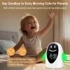 imageDreamSky Alarm Clock for Kids Sleep Training Clock for Toddlers Stay in Bed OK to Wake for Children Boys and Girls with Bedside Night Light Cute Robot Shape Gifts