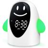 imageDreamSky Alarm Clock for Kids Sleep Training Clock for Toddlers Stay in Bed OK to Wake for Children Boys and Girls with Bedside Night Light Cute Robot Shape Gifts