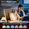 imageSound Machine White Noise Machine with 25 Soothing Sounds 17 Night Lights 5W Stereo Bluetooth Speaker Sleep Timer Wake Up Light Sunrise Alarm Clock for Bedrooms Ideal Gift for Baby Kids Seniors