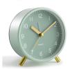 imageAnalog Alarm Clock 4 inch Super Silent Non Ticking Small Clock with Night Light Battery Operated Simple Design Old Fashioned Style Ideal Decor for Bedroom Bedside Desk Adult Kid Gift GreenGreen  Gold