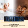 imageJALL 30quot Large Digital Wall Mount Clock with Remote Control Alarm Big LED Countdown Auto DST Temperature for Living Room Classroom Desk Xmas Birthday Gift for Senior Men Women Mom Dad BlueBlue