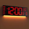imageJALL 30quot Large Digital Wall Mount Clock with Remote Control Alarm Big LED Countdown Auto DST Temperature for Living Room Classroom Desk Xmas Birthday Gift for Senior Men Women Mom Dad BlueRed